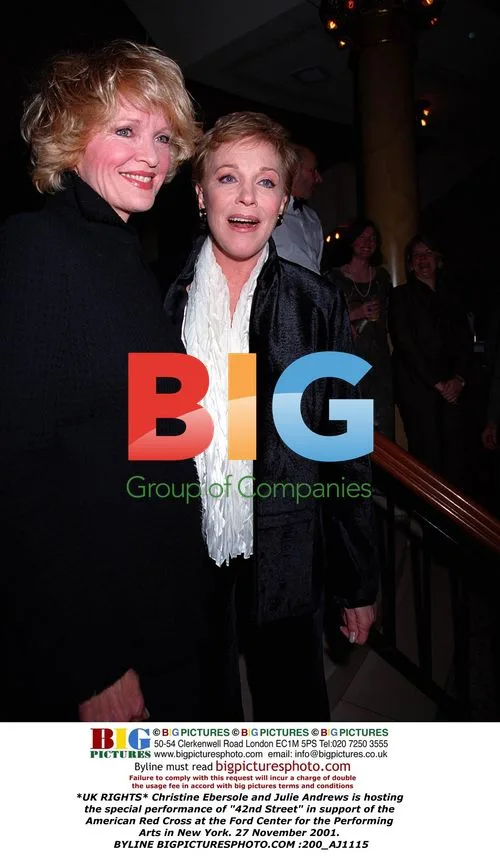 Christine Ebersole and Julie Andrews at 42nd Street Charity Event