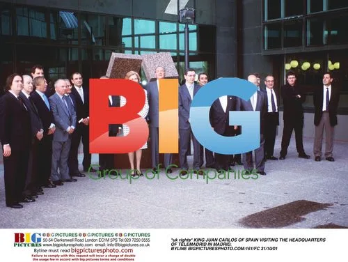 King Juan Carlos Visits Telemadrid