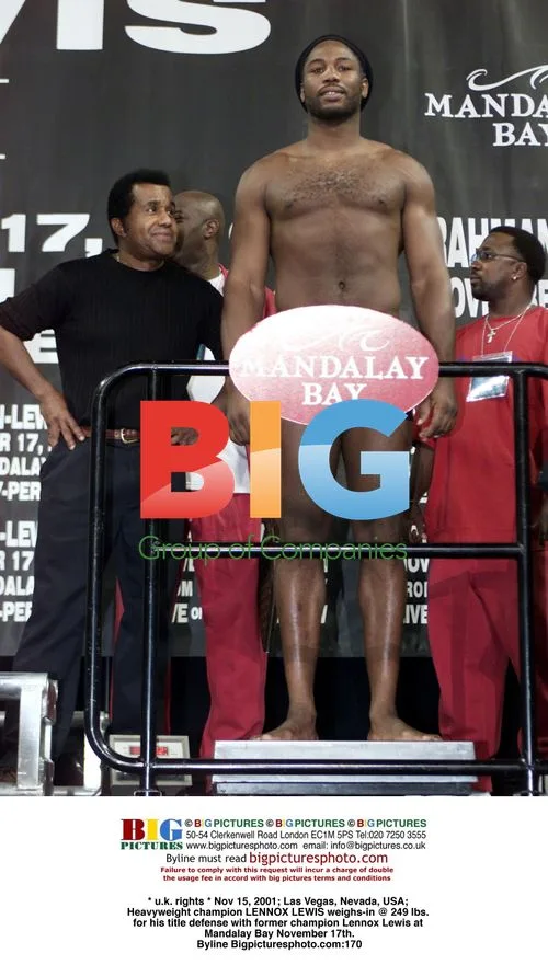 Lennox Lewis weighs in for title defense