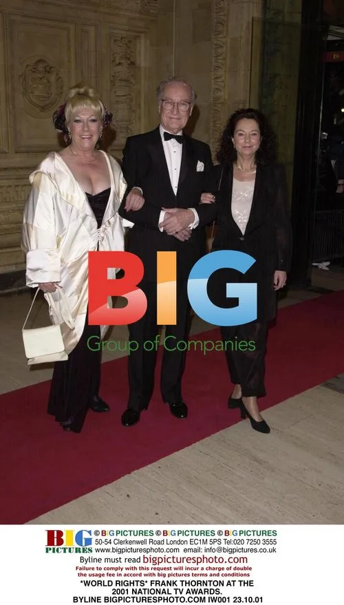 Frank Thornton at 2001 National TV Awards