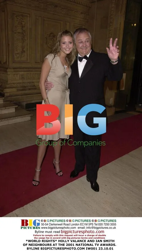 Holly Valance and Ian Smith at 2001 National TV Awards