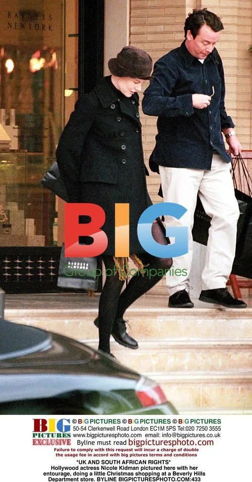 Nicole Kidman out Christmas shopping in Beverly Hills