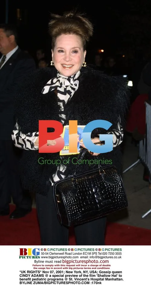 Cindy Adams at 'Shallow Hal' preview