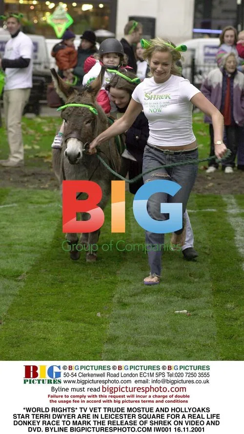 TV Vet and Hollyoaks Star in Donkey Race