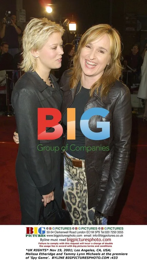 Melissa Etheridge and Tammy Lynn Michaels at 'Spy Game' Premiere