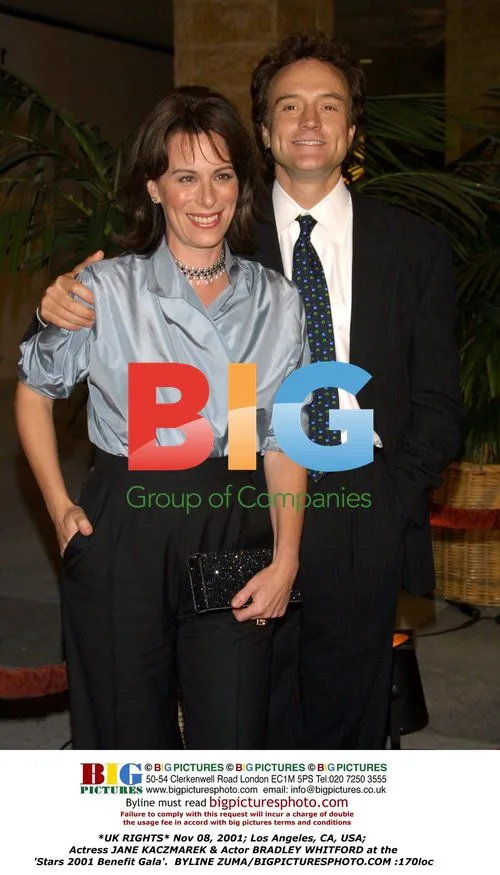 Actors KACZMAREK & WHITFORD at Stars 2001 Benefit Gala
