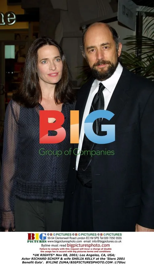 Richard Schiff & wife Shelia Kelly at Stars 2001 Benefit Gala