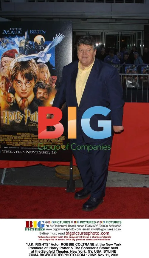 ROBBIE COLTRANE at 'Harry Potter' Premiere