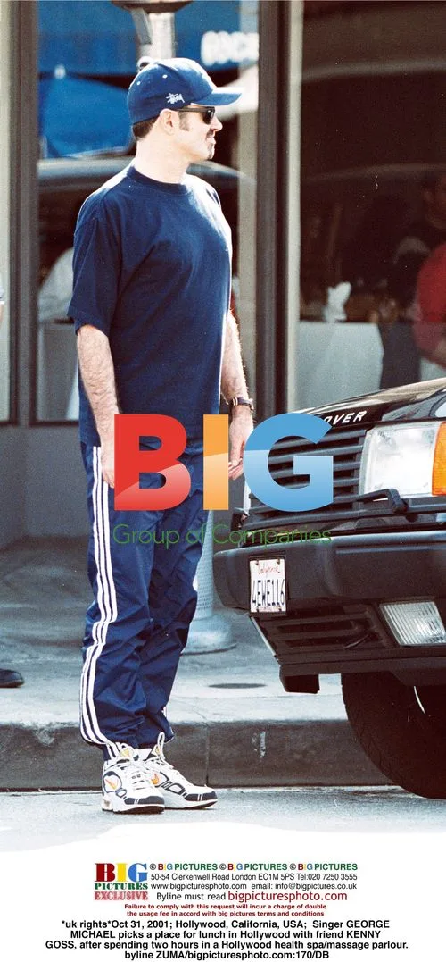 George Michael and Kenny Goss grab lunch in Hollywood