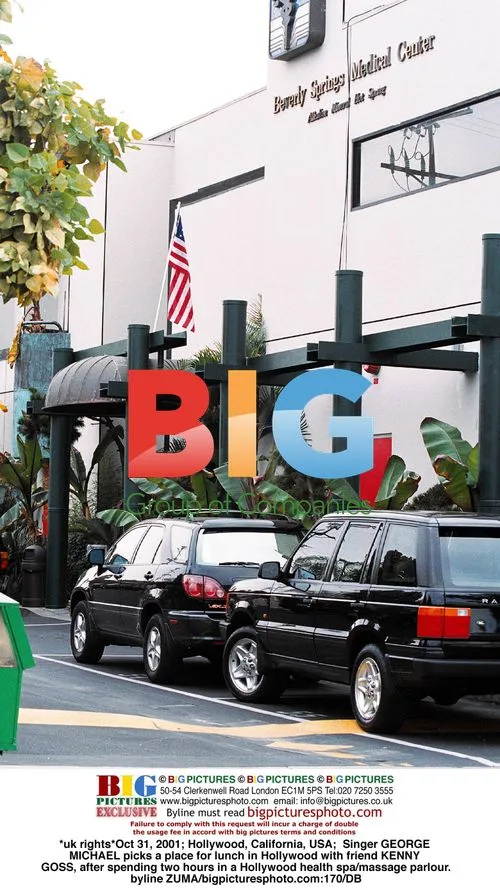 George Michael Picks Lunch Spot in Hollywood