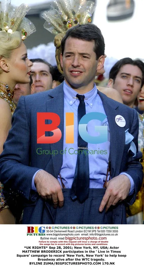 Matthew Broderick at 'Live in Times Square' event