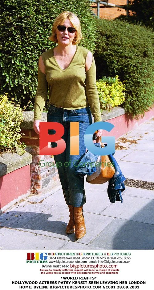 Patsy Kensit Leaving London Home
