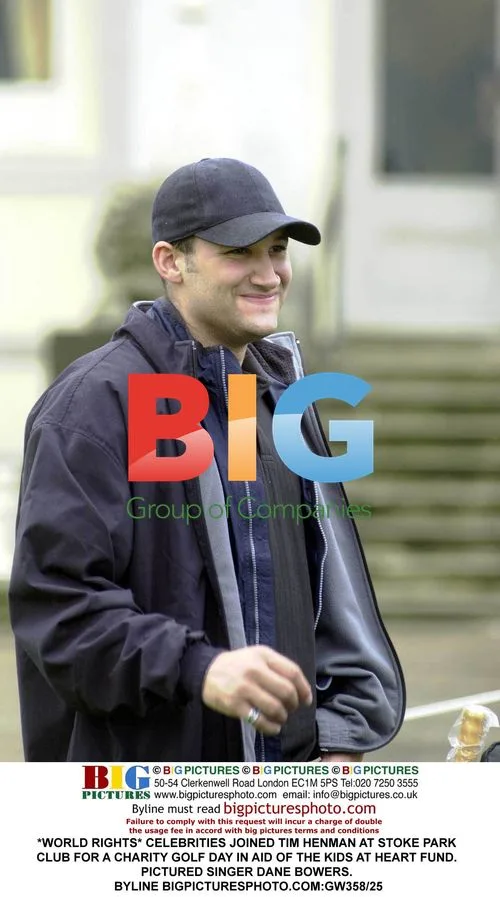 Dane Bowers at Charity Golf Day