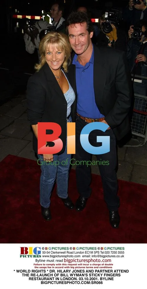 Dr. Hilary Jones attends Sticky Fingers re-launch