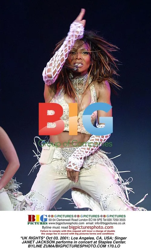 Janet Jackson performs concert at Staples Center