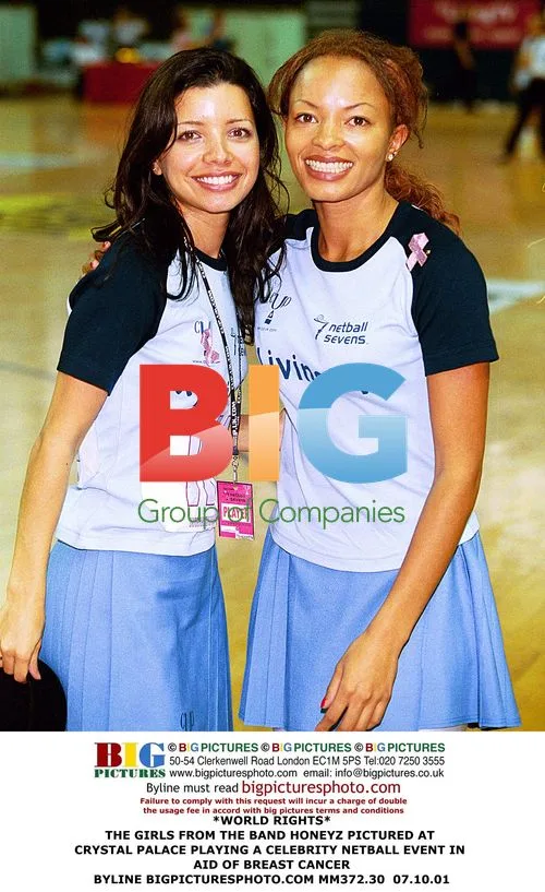 The Girls from Honeyz at Celebrity Netball Event