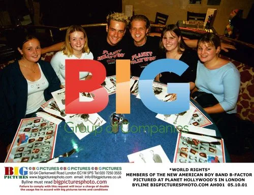 B-Factor Boy Band at Planet Hollywood London