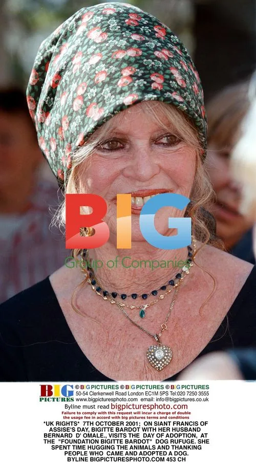 Brigitte Bardot Visits Dog Refuge on St. Francis Day