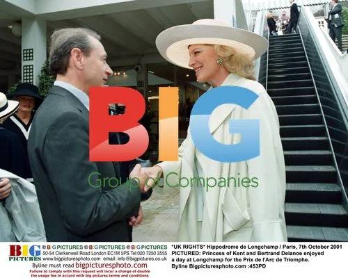 Princess of Kent and Delanoe at Prix de l'Arc de Triomphe