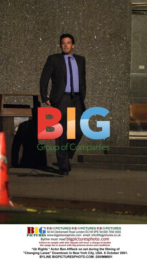 Ben Affleck on set of "Changing Lanes"