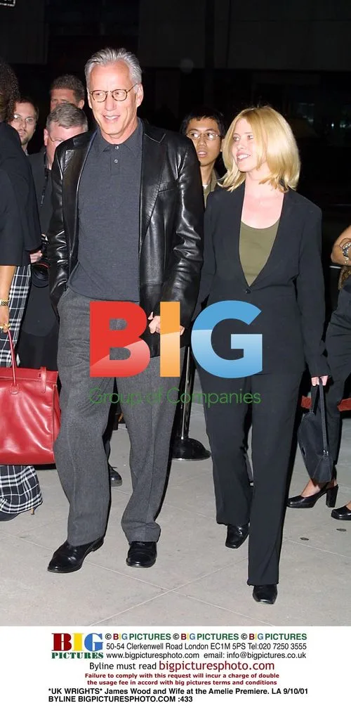 James Wood and Wife at Amelie Premiere