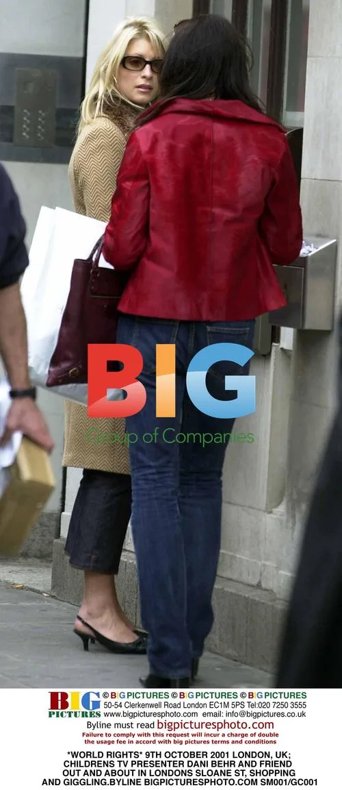 Dani Behr and Friend Shopping on Sloane St