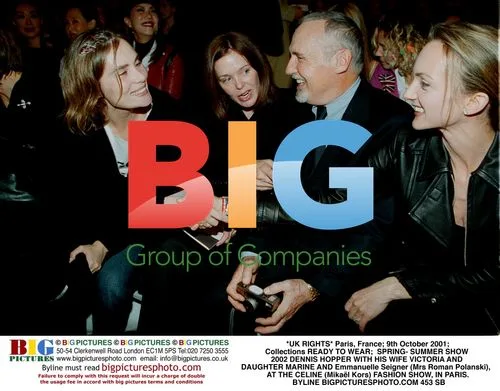 DENNIS HOPPER at Celine Fashion Show 2002