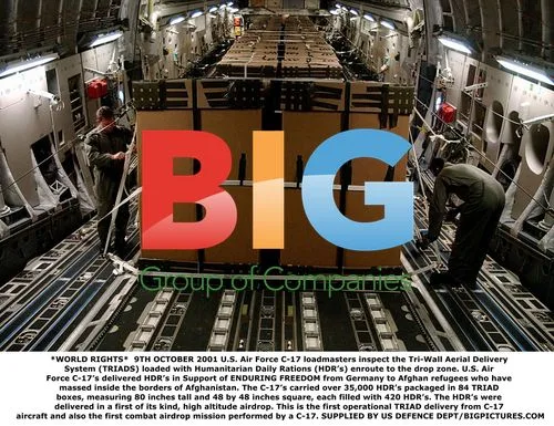 U.S. Air Force C-17 Delivers Humanitarian Aid