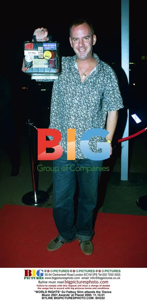 DJ Fatboy Slim at Dance Muzic 2001 Awards