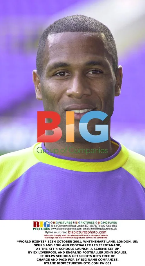 Les Ferdinand at Kit-4-Schools launch