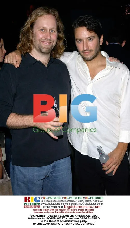 Roger Avary and Greg Shapiro at 'Rules of Attraction' wrap party