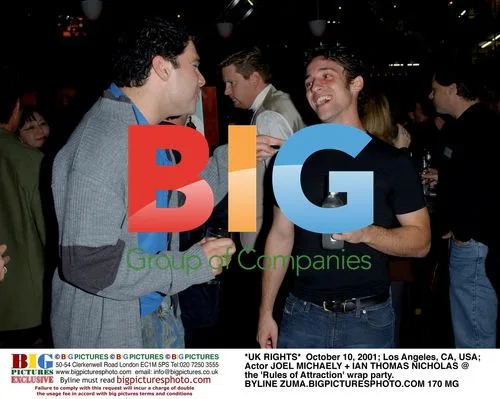 Joel Michaely and Ian Thomas Nicholas at 'Rules of Attraction' wrap party