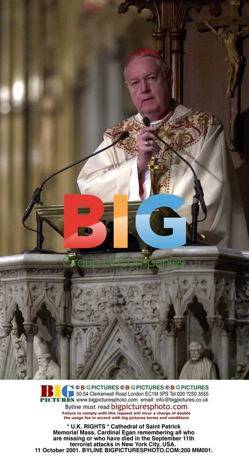 Cardinal Egan at Memorial Mass
