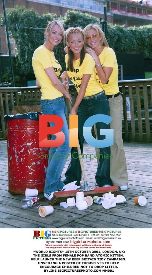 Atomic Kitten Launches Keep Britain Tidy Campaign