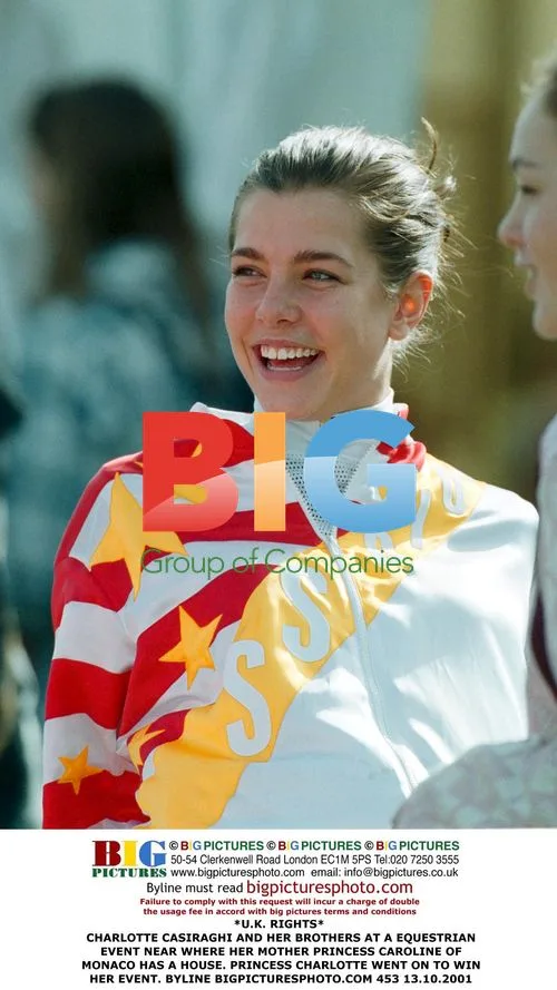 Charlotte Casiraghi and Brothers at Equestrian Event