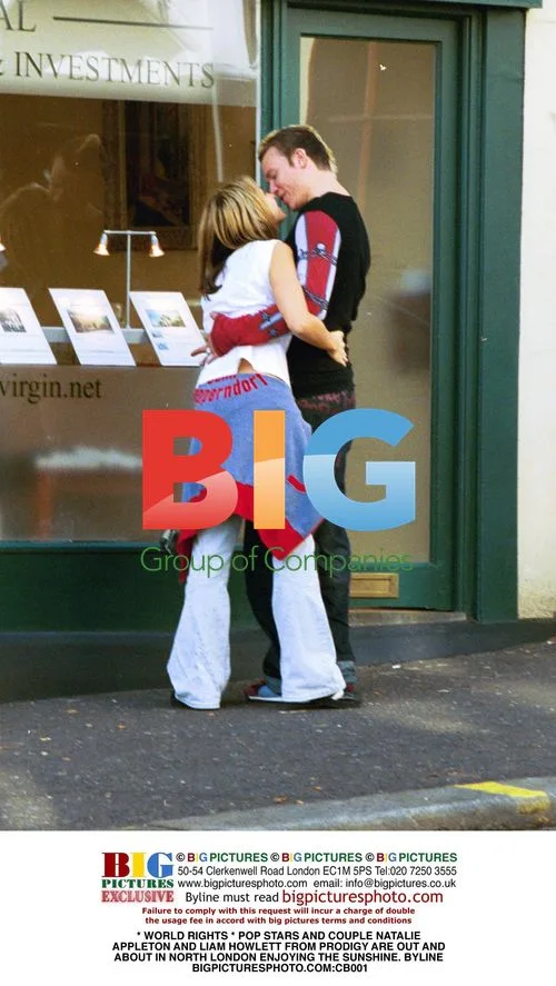 Natalie Appleton and Liam Howlett out in London