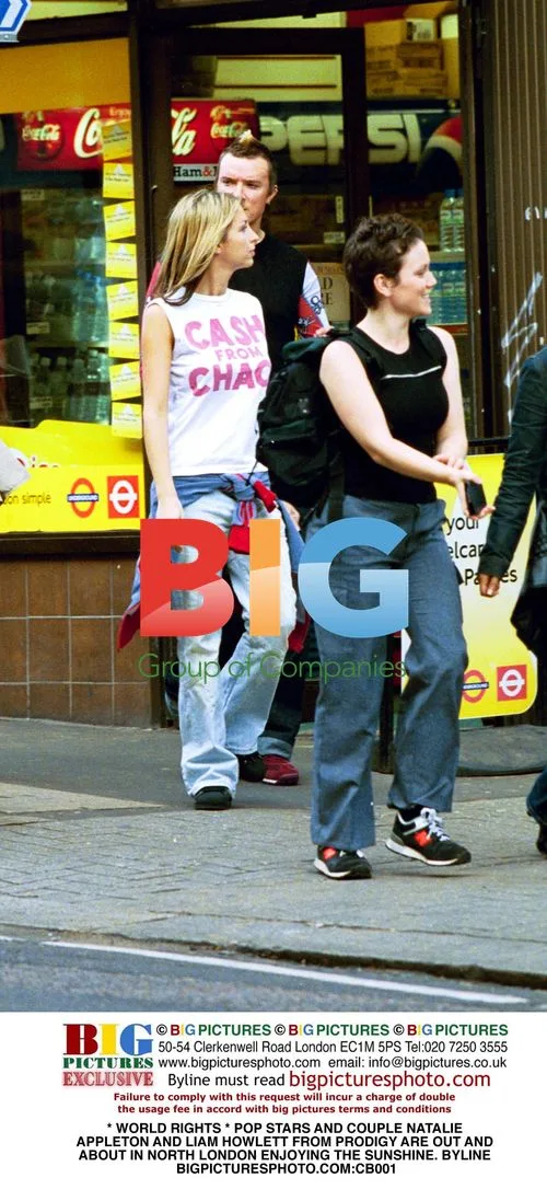 Natalie Appleton and Liam Howlett Out in London
