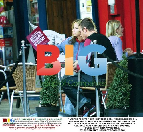 Natalie Appleton and Liam Howlett Out in London