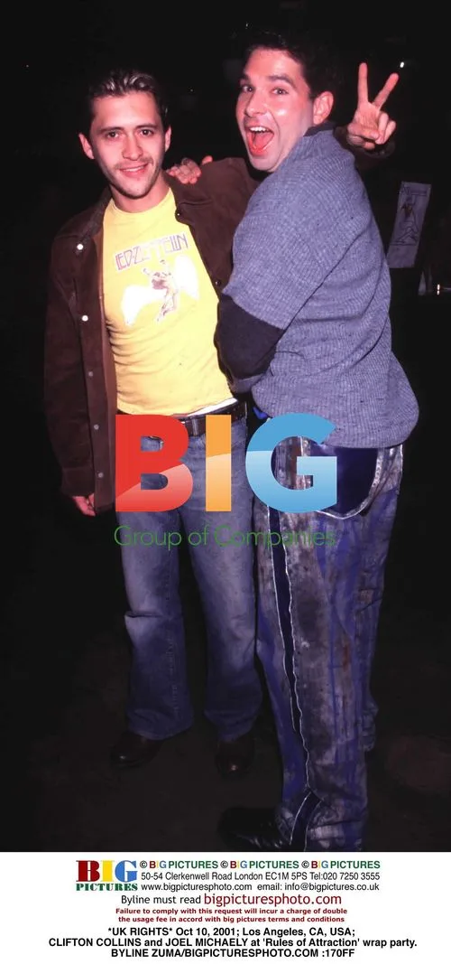 Clifton Collins and Joel Michaely at 'Rules of Attraction' wrap party