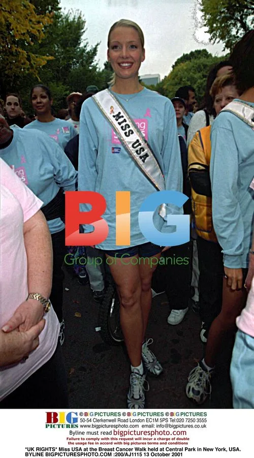 Miss USA at Breast Cancer Walk in NY
