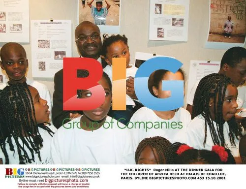 Roger Milla at Dinner Gala for Children of Africa
