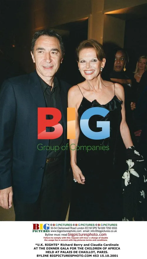 Richard Berry and Claudia Cardinale at Dinner Gala