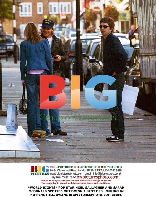 Noel Gallagher and Sarah McDonald Shopping in Notting Hill