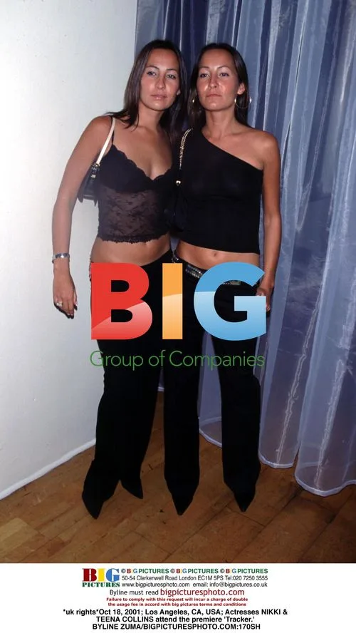 Actresses Nikki & Teena Collins at 'Tracker' Premiere