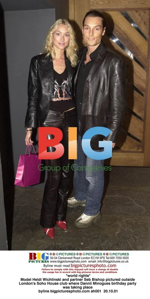 Heidi Wichlinski and Seb Bishop at Dannii Minogue's Birthday