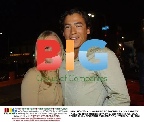 Katie Bosworth & Andrew Keegan at "K-PAX" premiere