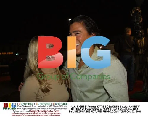 KATIE BOSWORTH & ANDREW KEEGAN at 'K-PAX' Premiere