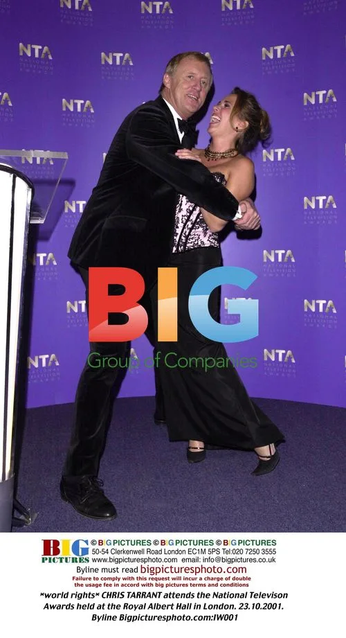CHRIS TARRANT at National TV Awards 2001