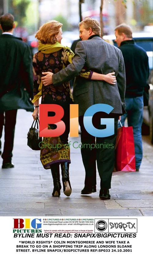 COLIN MONTGOMERIE AND WIFE SHOPPING