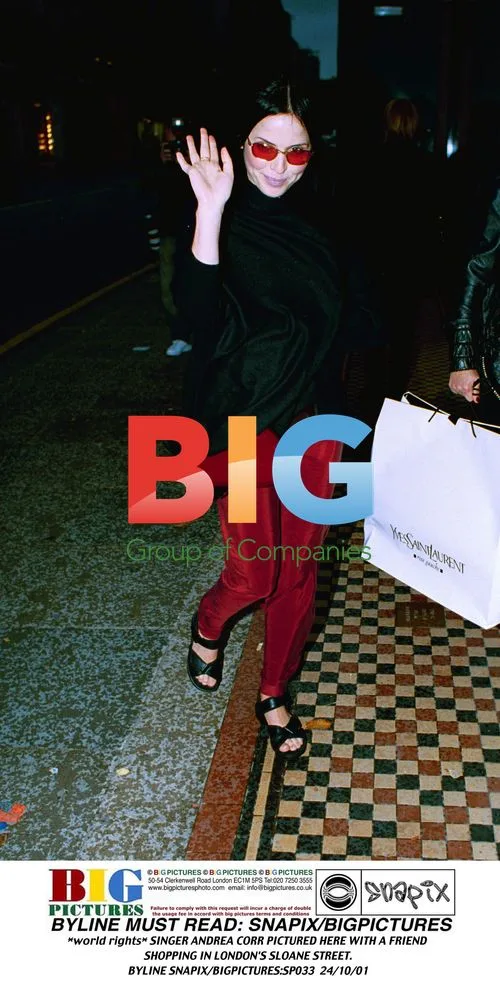 Andrea Corr Shopping in London